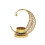 Middle Eastern Metal Moon Shape Tealight Candle Holders-gold 1