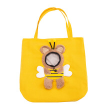 Pet Tote Carrier Bag for Puppies - Portable Canvas Shoulder Bag for Travel, Go-Out Bag with Head-Out Design