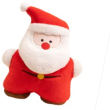 Santa Sofa Pillow Back Support Holiday Decoration Dutch-Red