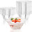 60Pieces Efficient Plastic Dessert Cups With 60 Matching Spoons 2