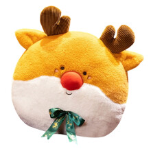 Festives Christmas Santa Snowman Backrest Pillow Super-Yellow