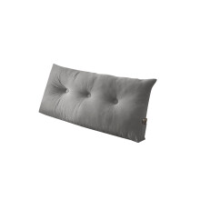 Additional Large Bed Backrest Pillow Segment Pillow-Light Grey