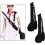 Golf Carry Bags, Foldable Mini Soft Racket Bag with Shoulder Strap (Black Silver) 4