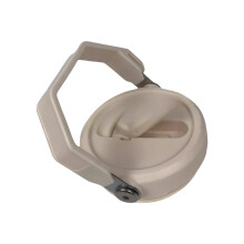 Quick Releases Detachable Straw Lid with Handle For-Cream white