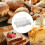 Adjustable Bread Slicer with Crumb Tray, Foldable Guide for  Loaf Slices Kitchen Use 3
