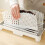 Adjustable Bread Slicer with Crumb Tray, Foldable Guide for  Loaf Slices Kitchen Use 2
