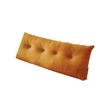Soft Flannel Segment Pillow For Bed And Sofa Back-Orange