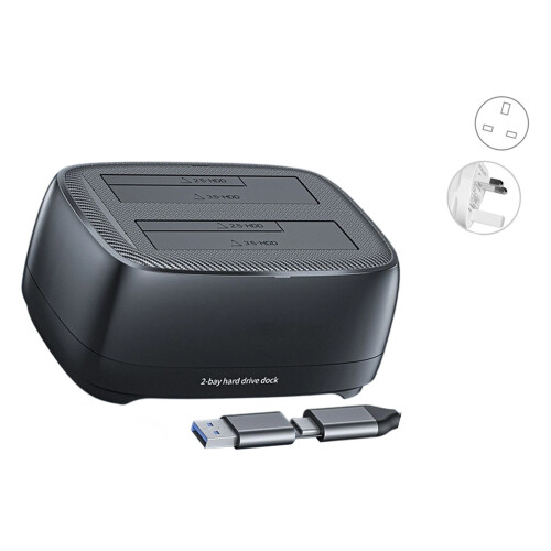 Hard drive Dock Double-With offline copy TypeC dual interface