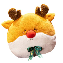 Feestelijk kerstkussen voor slaapbank Vakantiedecoraties-Geel