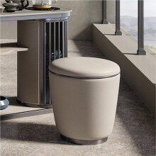 Modern Round Ottoman Stool, Upholstered Accent Seat 50"D x 45"W x 45"H for Living Room, Bedroom, Makeup Chair