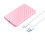 5Gbps 2,5 inch USB3.0 harde-Roze USB A naar USB C 1