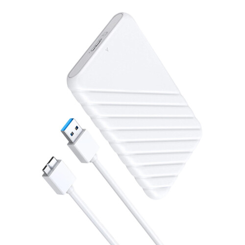 5Gbps 2,5 inch USB3.0 harde schijf behuizing Extern harde-Wit