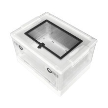 Reptielen Habitat Tanks Box Inclusief voederpoort-Wit