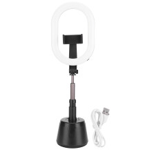 LED Circle Light with Stand, High Quality Material 360-Degree Rotation Cordless Design Telescopic Folding, An Essential Tool For Professional And Amat