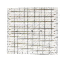 Transparenter Acryl-Quilterquadrat, Quiltschablonenlineal aus hitzebeständigem Harz, perfekt zum Abmessen von Stoffen und für kreative Projekte