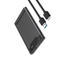 USB3.0/USB 3.1 HDD Enclosure 2.5inch-Transparent black USB3.0