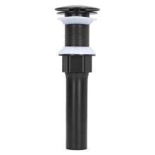Ralo para pia de sobrepor com acabamento preto fosco, filtro de cesto anti-entupimento que mantém os canos desobstruídos, instalação simples para