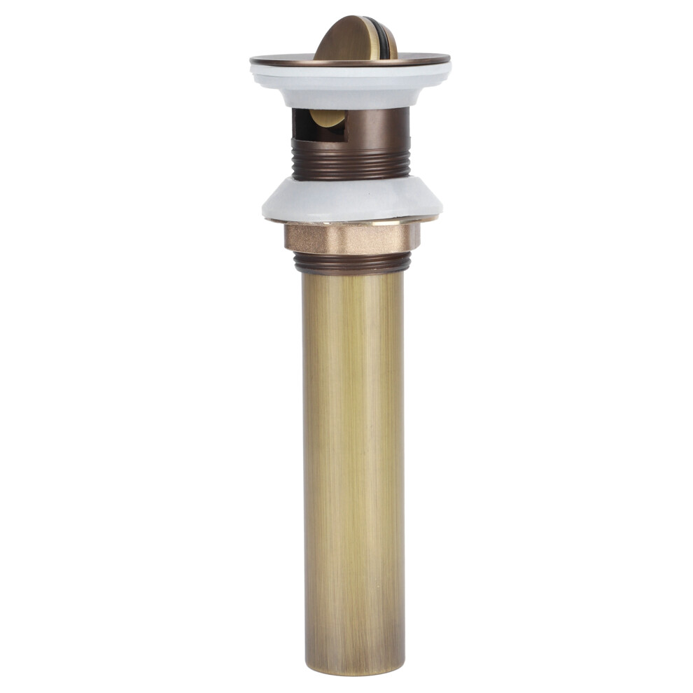 Non Overflow Vessel Sink Drain, Sensor Faucet Automatic Infrared Compatible Pop Up Drain Assembly With Stainless Steel Nut And Detachable Strainer Bas 9148971068542