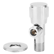 Copper G1/2in Triangular Angle Valve Water Stop for Bathroom Kitchen