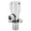 Copper G1/2in Triangular Angle Valve Water Stop for Bathroom Kitchen 4