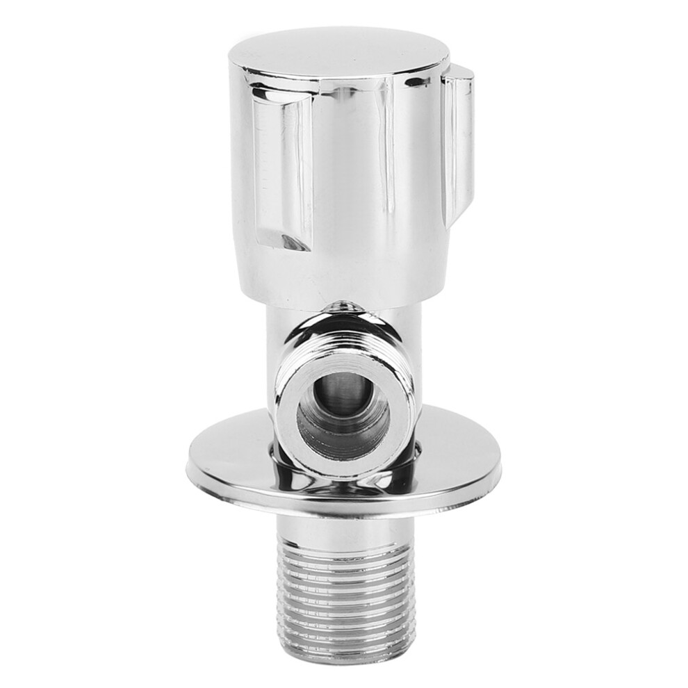 Angle Valve Stop Valve Rust-Proof Construction Stainless Steel Angle Valve Leakproof Durable Standard Thread Compatibility G1/2In Household Thread 9169997513137