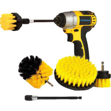 Kit de cepillo para taladro para la limpieza del hogar. Cepillo eléctrico con cerdas de nailon que garantiza un ahorro de tiempo y superficies sin