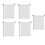 Double-Sided Flags for Outdoor Decoration, Machine Washable 300D Polyester Fabric, 5PCS 1