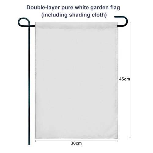 Double-Sided Flags for Outdoor Decoration, Machine Washable 300D Polyester Fabric, 5PCS 1