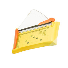 Paper Cutter Guillotines Paper Trimmer with Automatic-Yellow