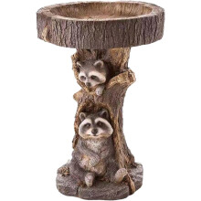 Vertikales Vogelhäuschen aus Polyresin, schönes und langlebiges Design, Gartendekoration für den Außenbereich, exquisite Geschenkidee,