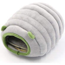 Casinha multifuncional para pequenos animais, cama leve e antiderrapante para porquinho-da-índia, esconderijo de lã com design à prova de vento,