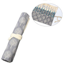 Artist Paint Brushes Bag With Roll Up Pen Holder Design, Durable Canvas Pouch Ensures Easy Transport And Longevity, Breathable Design Promotes Safe