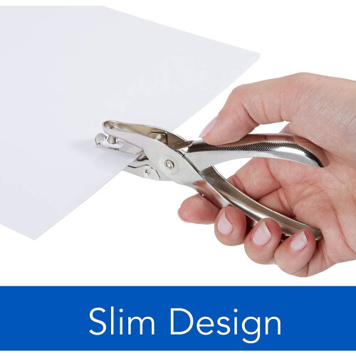 Perforator circular cu design clasic, metal solid durabil, creează găuri precise de 1/4", portabil și ușor de utilizat oriunde, include... 2