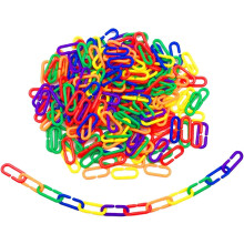 Design intercambiabile, multiuso - 200 ganci a C in plastica per giochi di arrampicata, facili da collegare, divertenti e ludici per bambini.