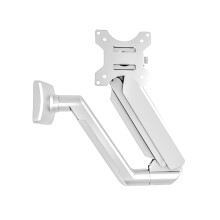 Single Monitor Arm Desk Mount for 17-32inch Screen-White