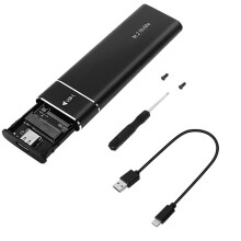 Aluminum Case M.2 NVMe Enclosure USB 3.1 Gen 2-Black 10GB