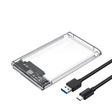 2.5inch External Hard Drives Enclosure-Transparent USB3.1
