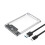 2.5inch External Hard Drives Enclosure-Transparent USB3.1 1