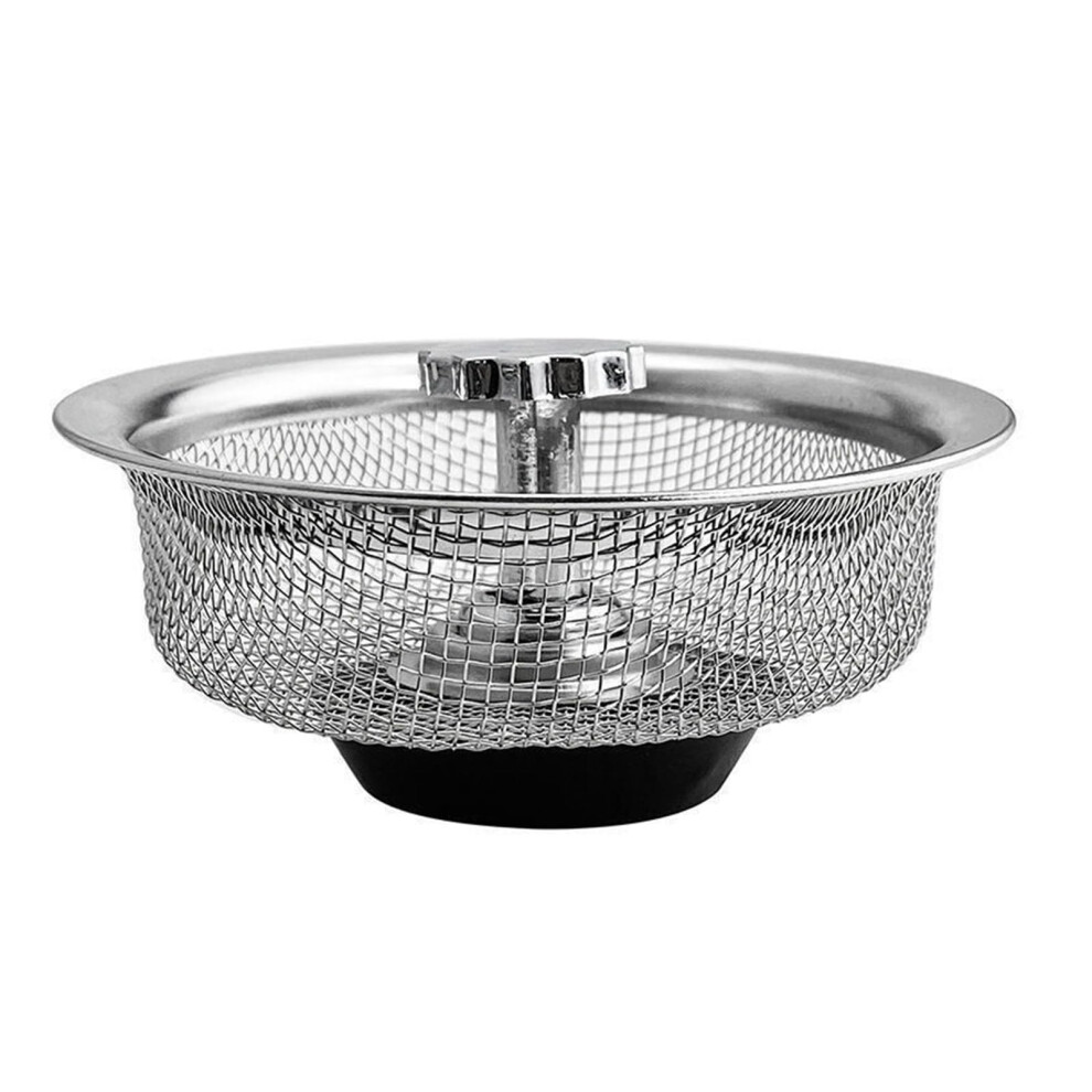 Stainless Steel Kitchen Sink Strainer Plug With Residue Filtering Design And Blockage Drainage 9189345074103