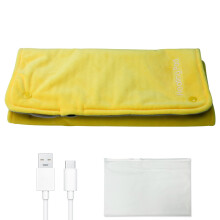 Heating Pad Electric Hand Feet Warmer Fast Heated Lumbar-Yellow