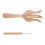 Environmental Friendly Oaken Double Ended Knitting Fork For 1