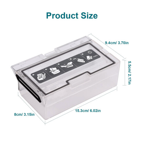Replacement Dust Box Particle For Robot Vacuum Cleaner Sweeper 2