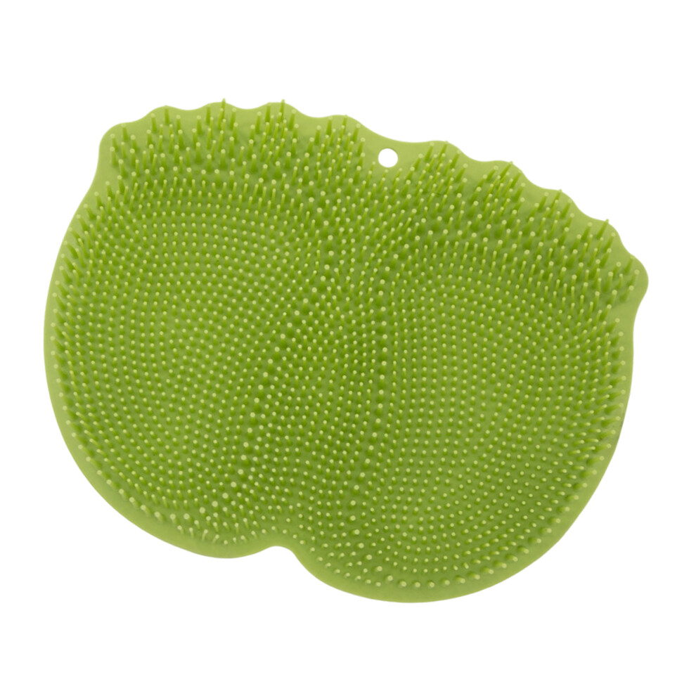 Foot Scrubber TPE Foot Care Mat For Bathroom Kitchen-Green