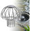 Gutter Guard, Gutter Screen, Downpipe Protection, Mesh Leaf Protection, for 40 mm to 50 mm 3