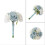 Realistic Flower Essential Accessory-White rose gold thre 4