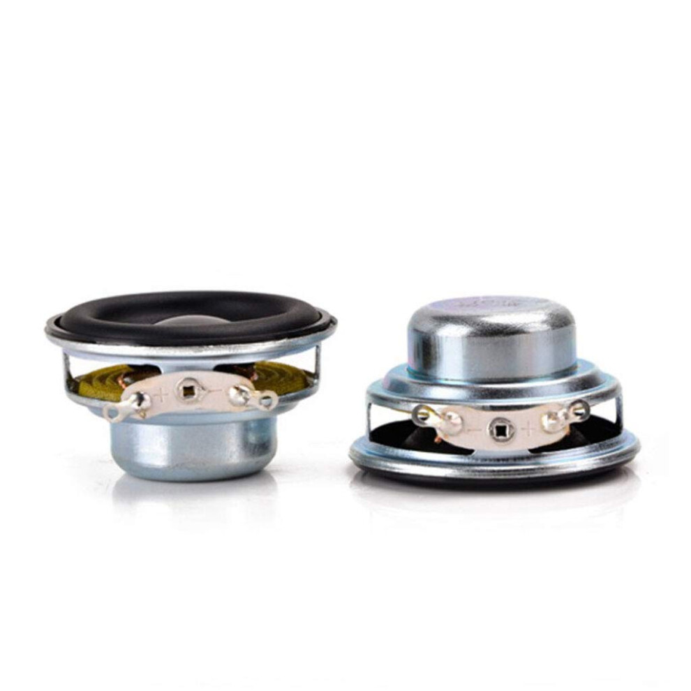 2Pcs 40Mm Waterproof Home Theater Speaker 4 Ohm 5W Metal Rubber Full Range Audio 9199774928168