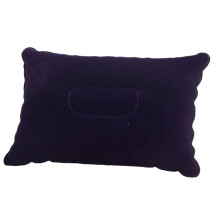 Inflatable Pillows – compact travel pillow for camping, lightweight headrest for airplane, car, hiking Navy Blue Ref: 2340