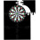 Dartboard wall protector, dartboard surround protection, board ring for standardsized dartboards, black 4