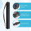 Waterproof Extendable Poster Tube with Adjustable Shoulder Strap for Artwork and Document Storage 2