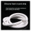Silicone Foam Sealing Strip, 5 m, Solid White, 3.0 mm Diameter 2